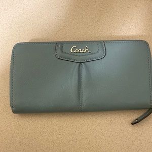 Light blue Coach wallet